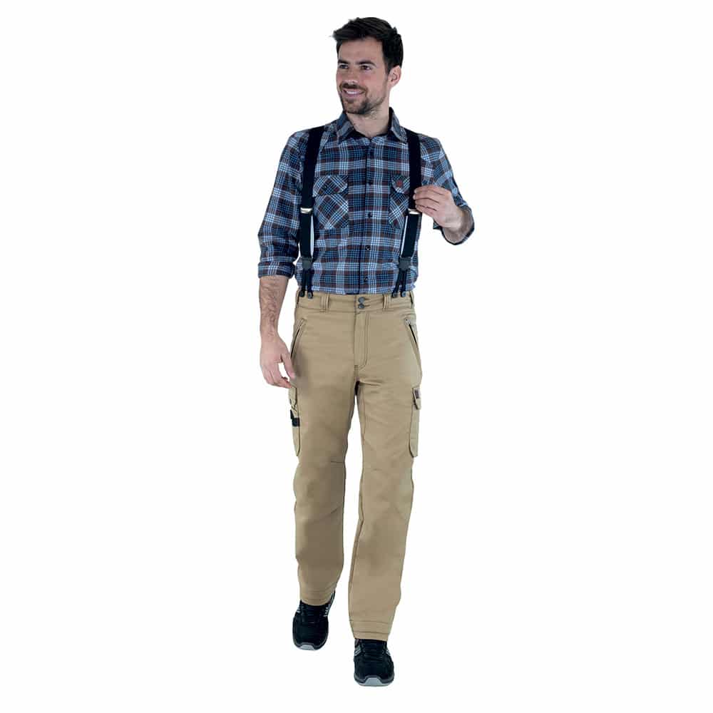 Bretelles Pour Hommes Larges Et Réglables – Type Y Avec 3 Boucles Triangulaires Antidérapantes – Portables Sous Les Vêtements – Pour Pantalons De Travail, Ski, Salopettes - 7