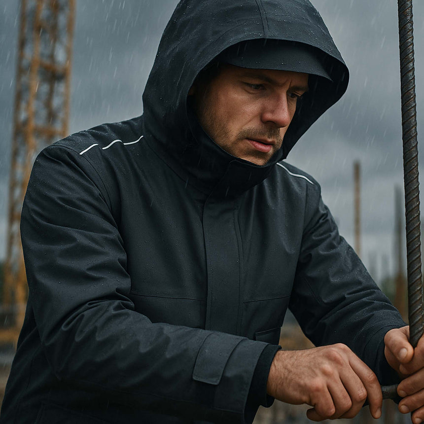 Veste longue imperméable