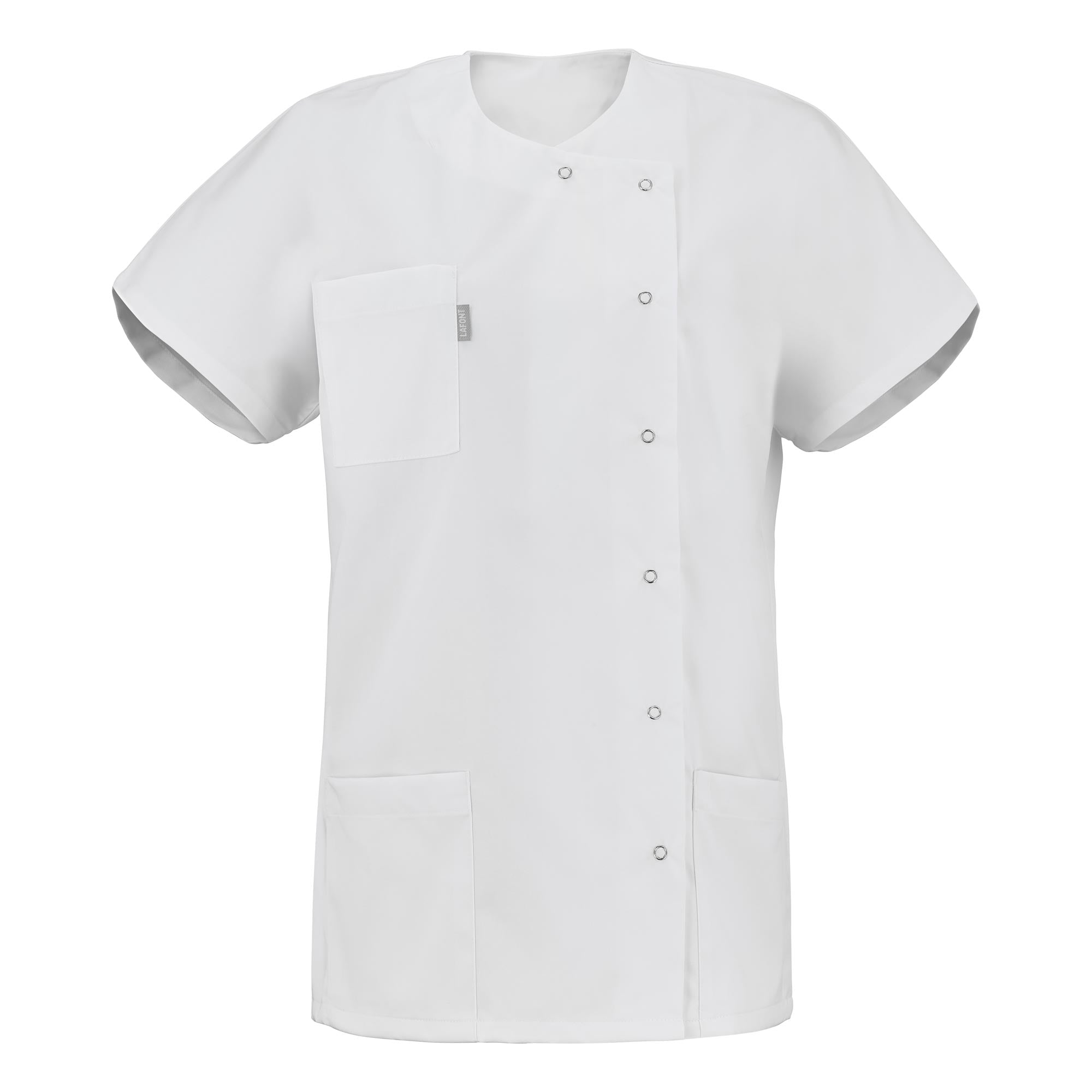 Blouse médicale blanche ÉLOÏSE manches kimono Tenue médicale