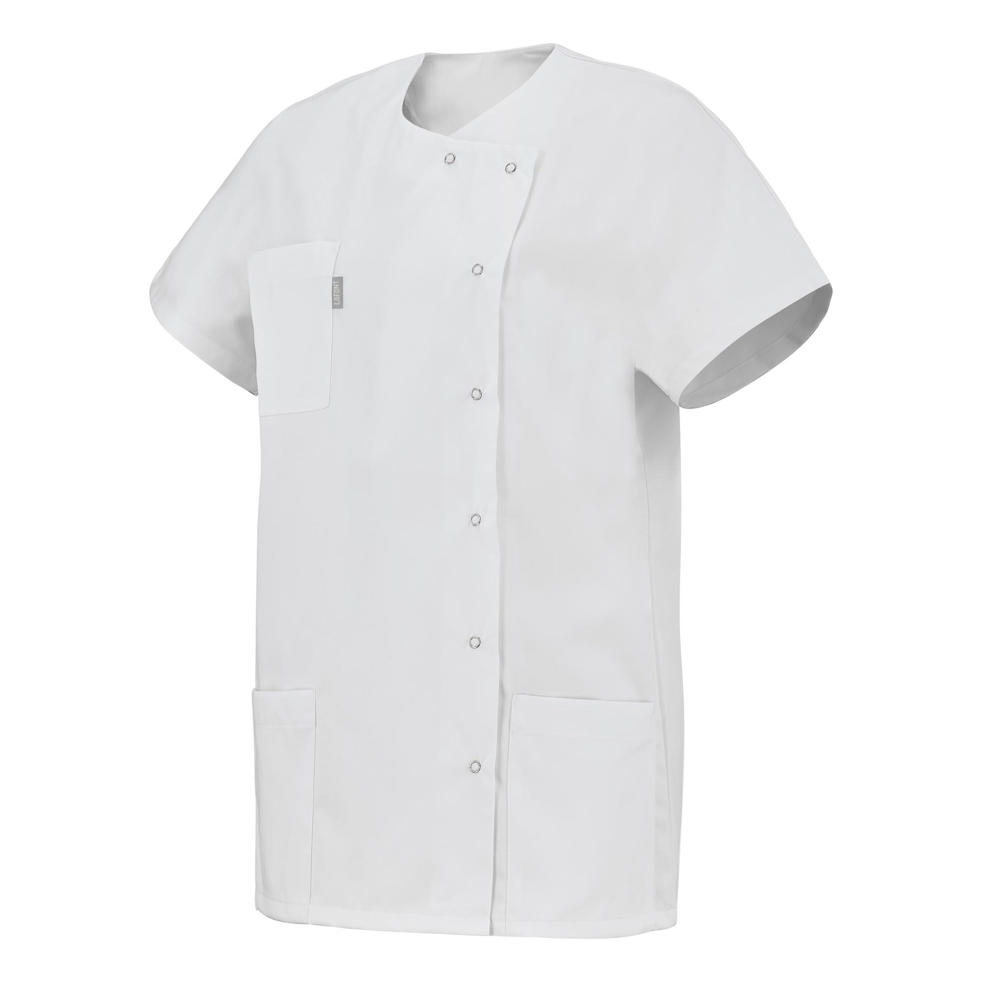 Blouse médicale blanche ÉLOÏSE manches kimono Tenue médicale