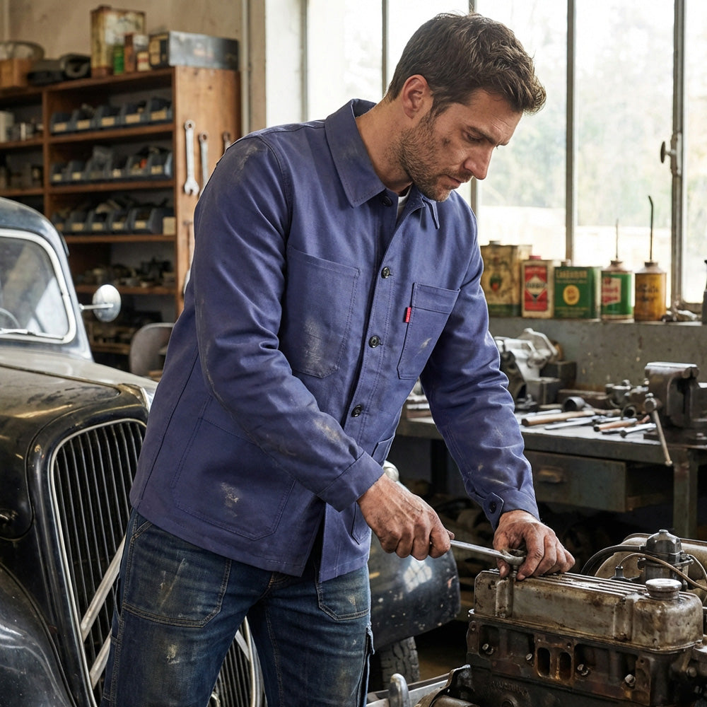 FAUREL moleskin jacket, traditional workwear - Lafont