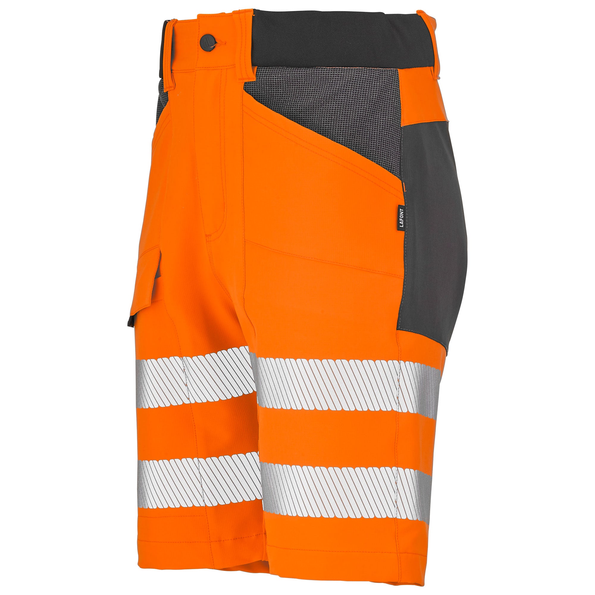 High Visibility Stretch Bermuda Shorts LOOPING HV - Fluorescent