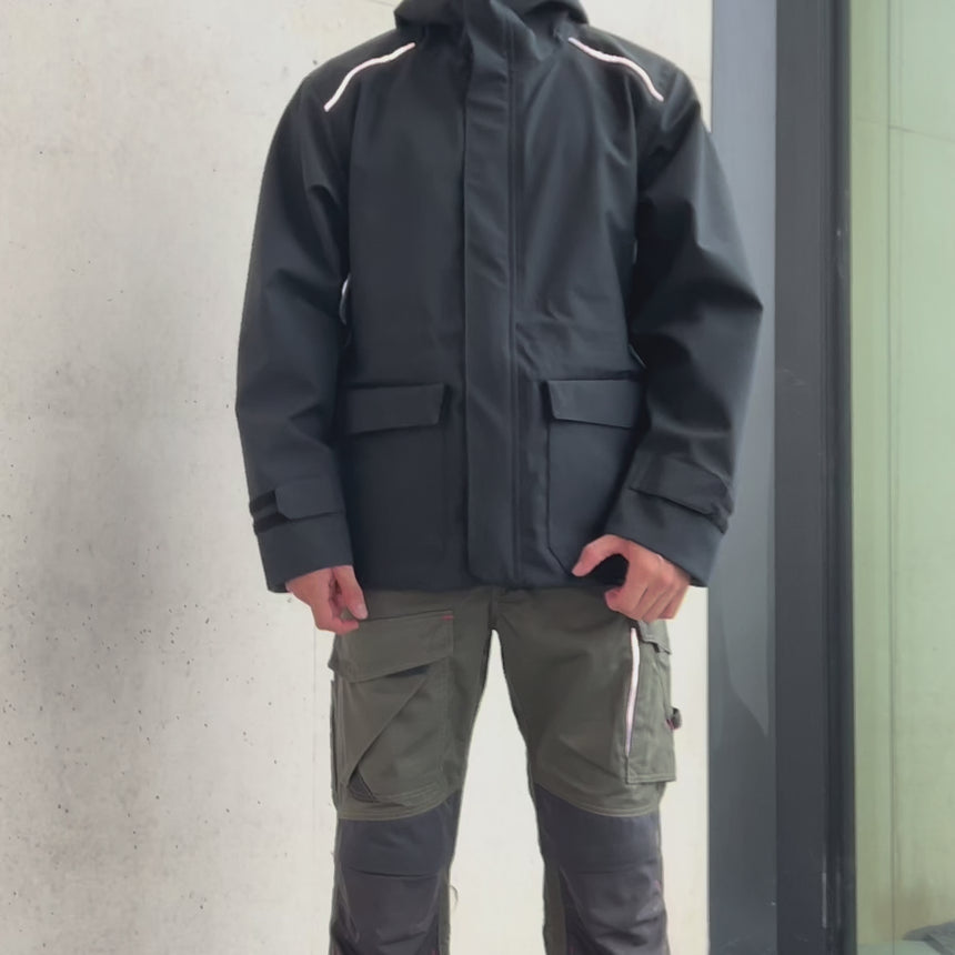 Veste longue imperméable