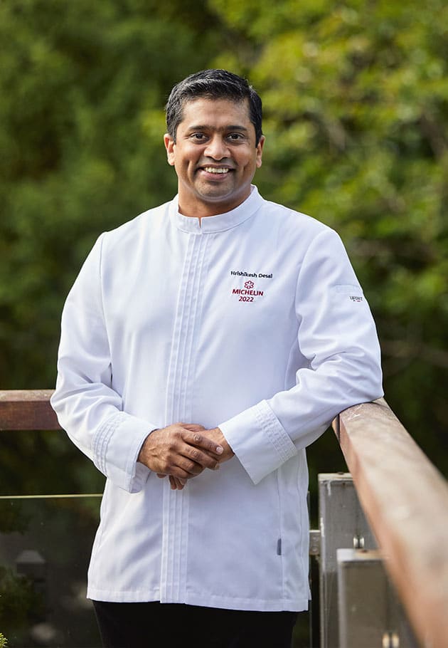 Photo portrait du chef Hrishikesh Desai